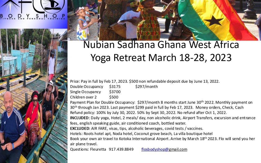 Nubian Sadhana Ghana West Africa Yoga Retreat